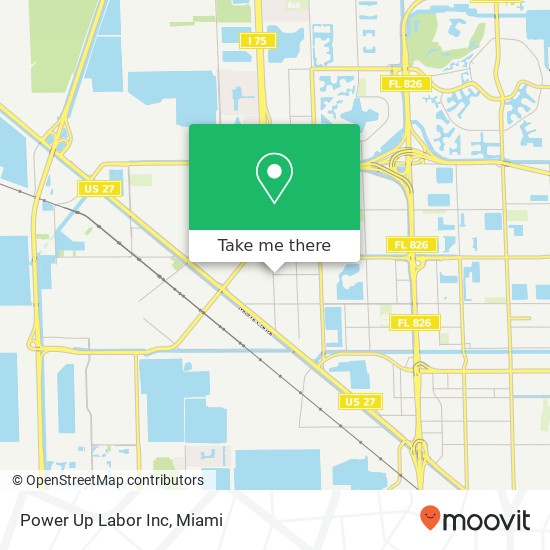 Mapa de Power Up Labor Inc