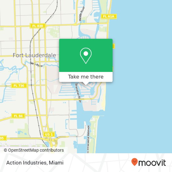 Mapa de Action Industries