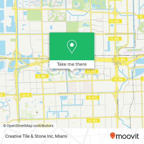 Creative Tile & Stone Inc map