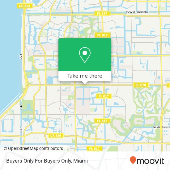 Buyers Only For Buyers Only map