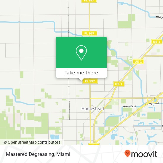 Mapa de Mastered Degreasing