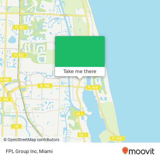 FPL Group Inc map