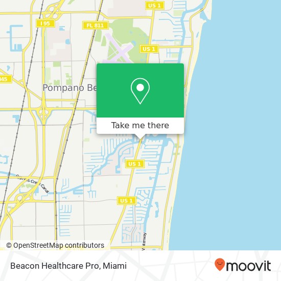 Mapa de Beacon Healthcare Pro