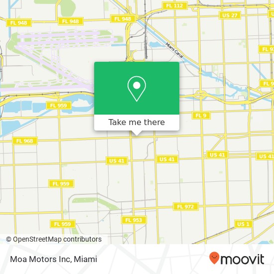 Mapa de Moa Motors Inc