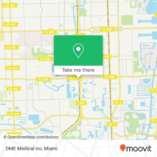 Mapa de DME Medical Inc