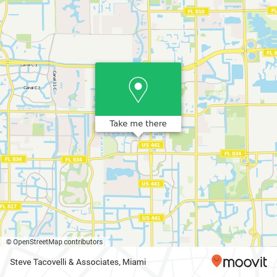 Steve Tacovelli & Associates map