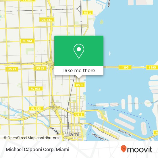 Michael Capponi Corp map