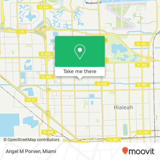 Angel M Porven map