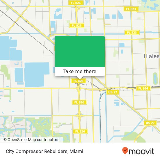 City Compressor Rebuilders map