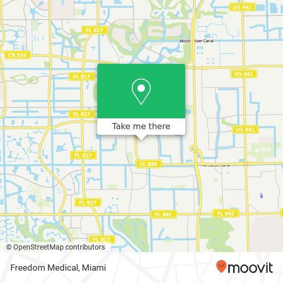 Freedom Medical map