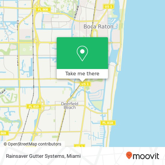 Mapa de Rainsaver Gutter Systems