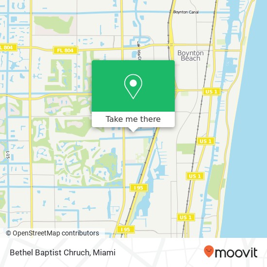 Bethel Baptist Chruch map