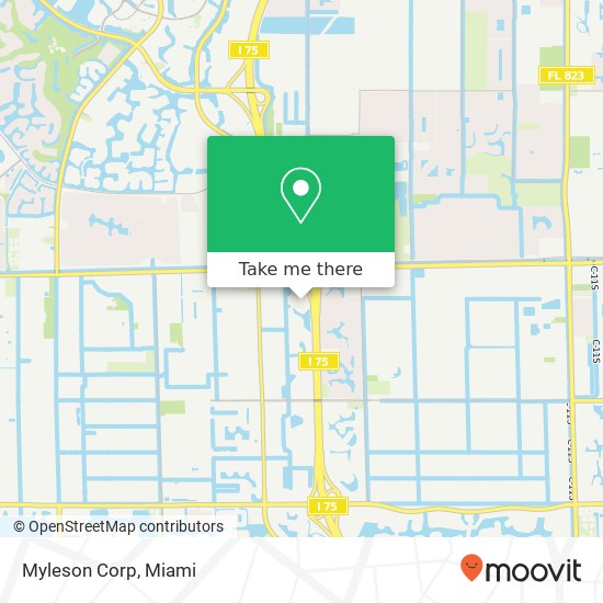 Myleson Corp map