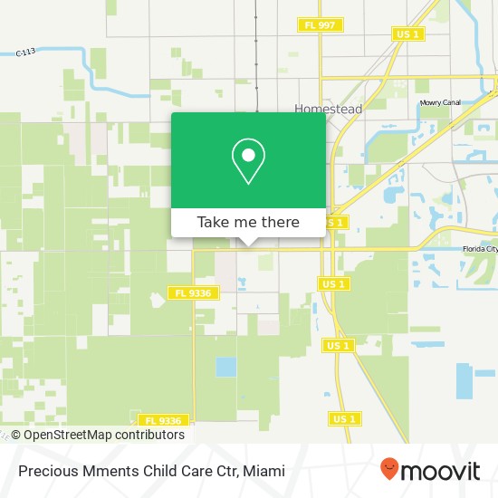 Mapa de Precious Mments Child Care Ctr