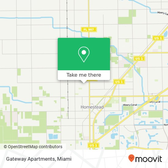 Mapa de Gateway Apartments