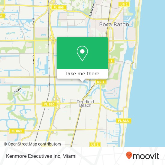 Kenmore Executives Inc map