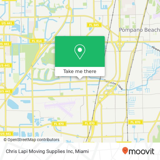 Chris Lapi Moving Supplies Inc map