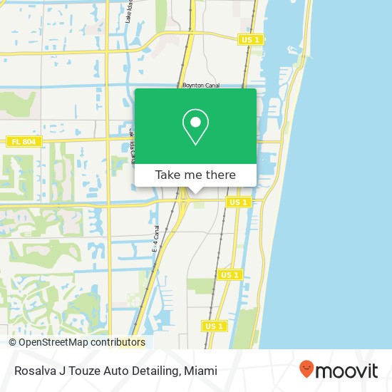 Rosalva J Touze Auto Detailing map