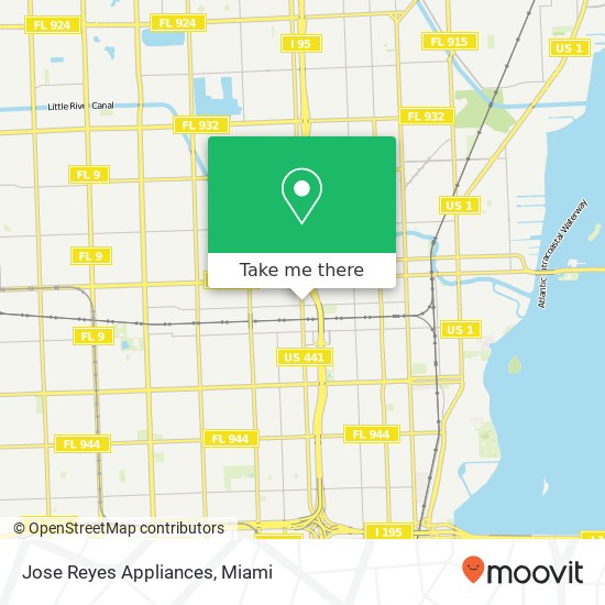 Mapa de Jose Reyes Appliances