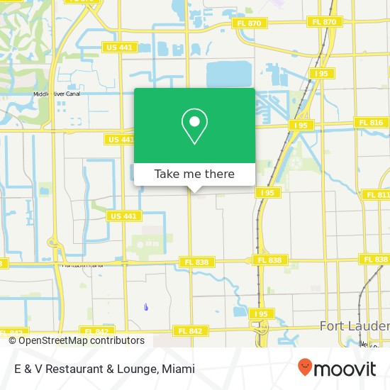 Mapa de E & V Restaurant & Lounge