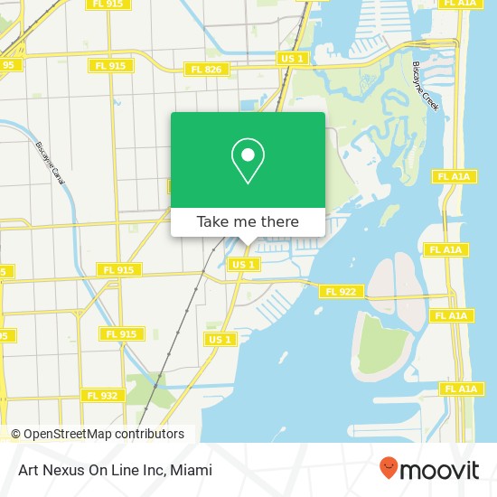 Art Nexus On Line Inc map