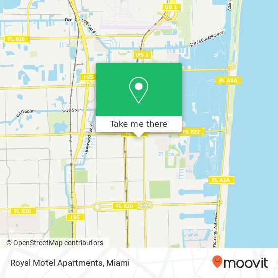 Royal Motel Apartments map
