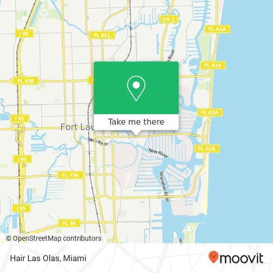 Hair Las Olas map