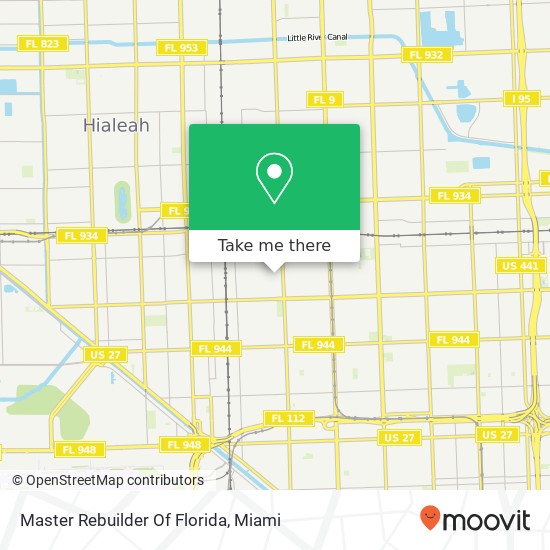 Mapa de Master Rebuilder Of Florida