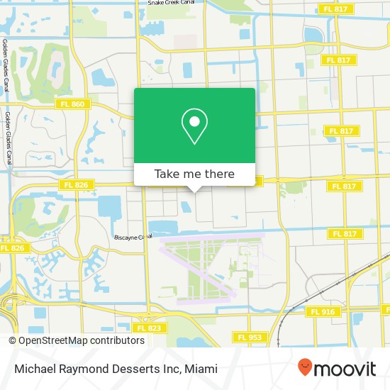 Mapa de Michael Raymond Desserts Inc