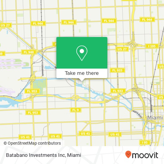 Mapa de Batabano Investments Inc