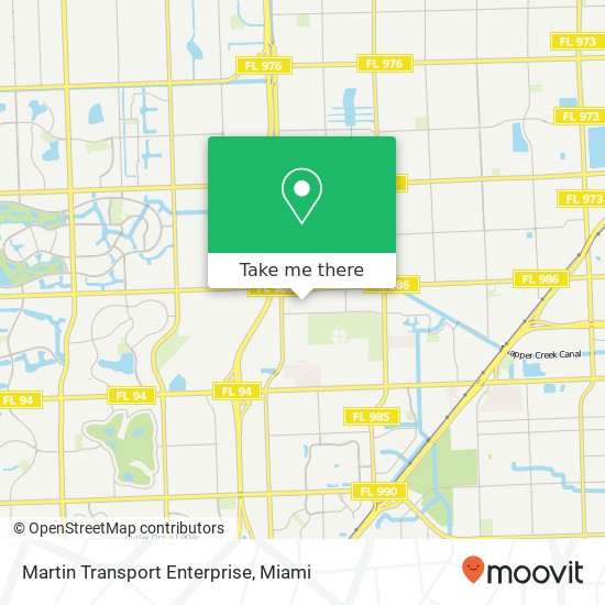 Martin Transport Enterprise map