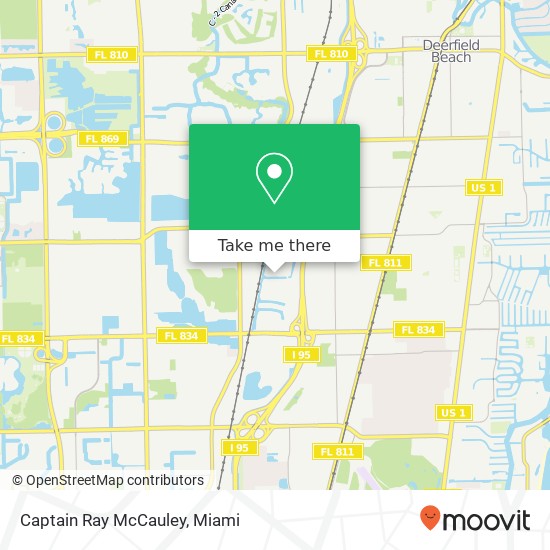 Captain Ray McCauley map