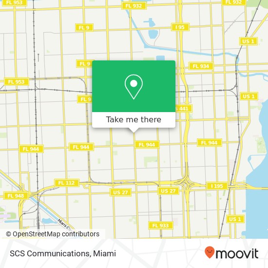 Mapa de SCS Communications