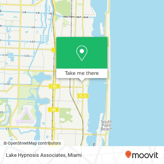 Lake Hypnosis Associates map