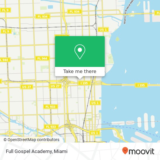Mapa de Full Gospel Academy