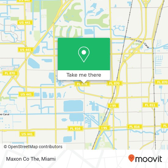 Mapa de Maxon Co The