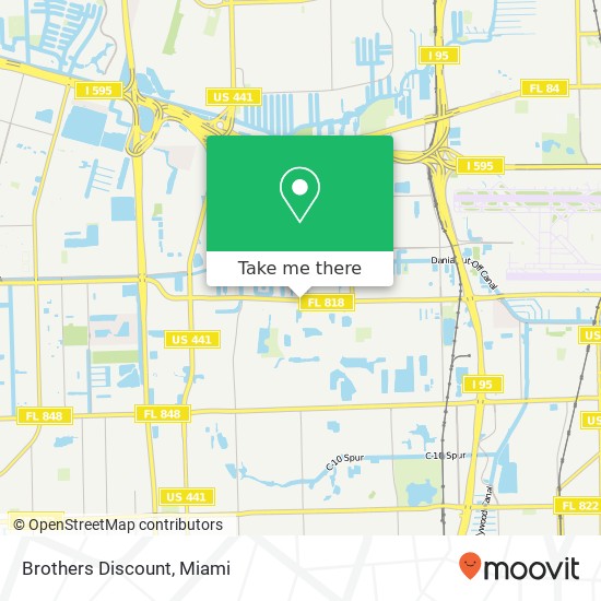 Brothers Discount map
