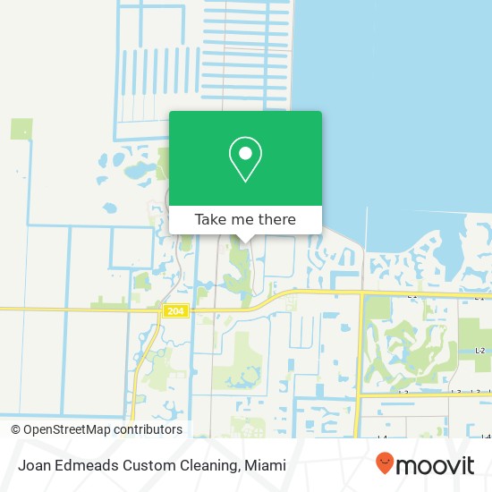 Joan Edmeads Custom Cleaning map