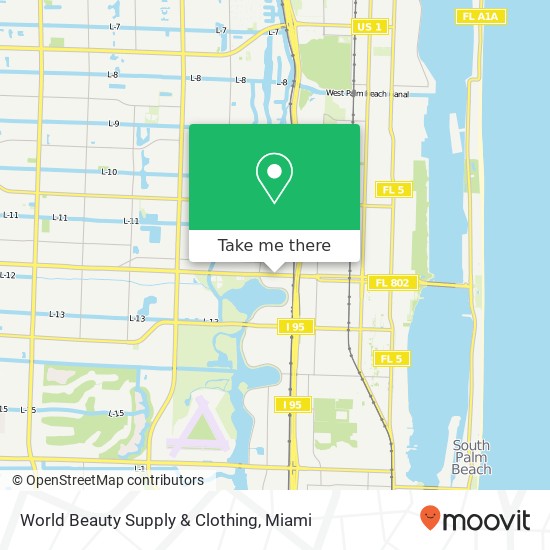 World Beauty Supply & Clothing map