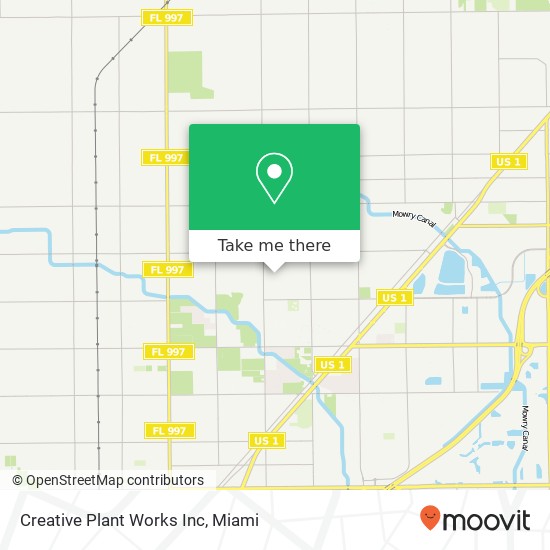 Creative Plant Works Inc map