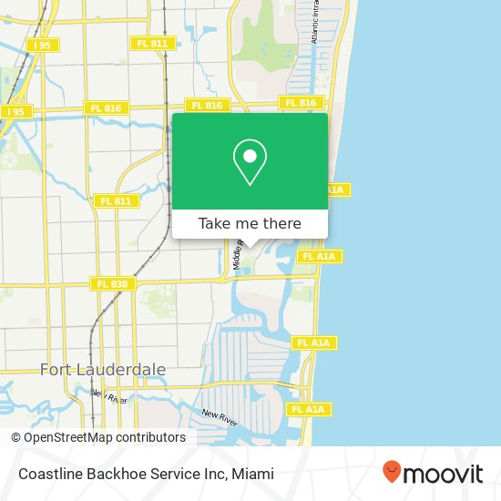 Coastline Backhoe Service Inc map