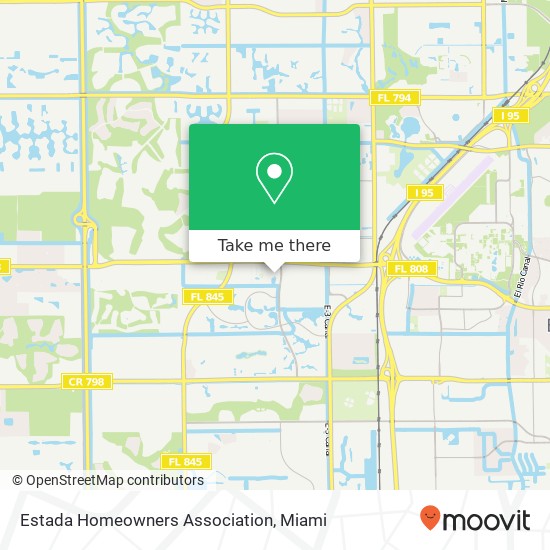 Estada Homeowners Association map