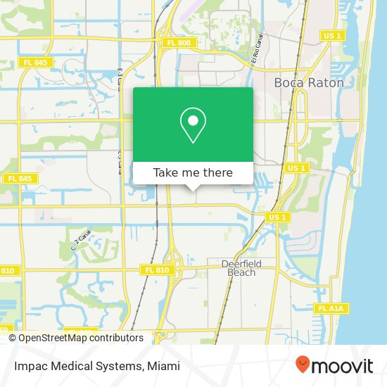 Impac Medical Systems map