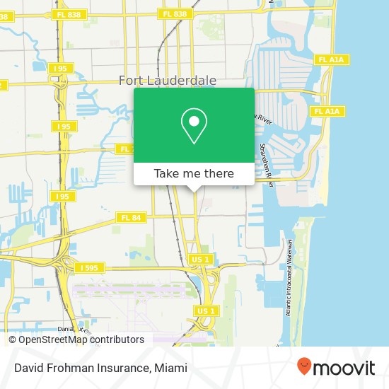 Mapa de David Frohman Insurance