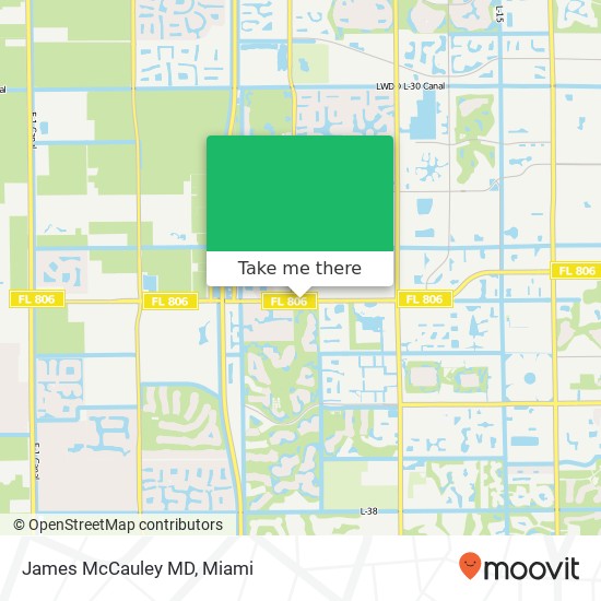 Mapa de James McCauley MD