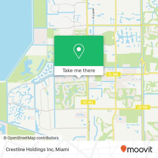 Crestline Holdings Inc map