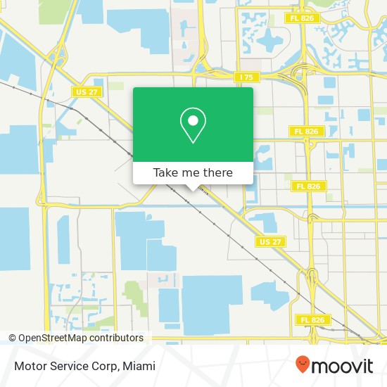 Motor Service Corp map