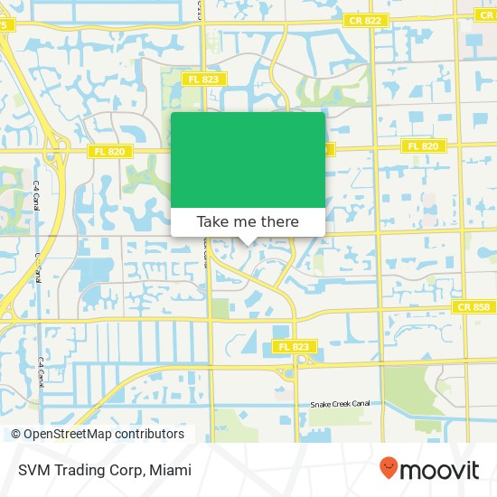 Mapa de SVM Trading Corp