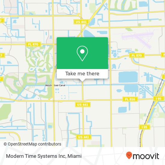 Mapa de Modern Time Systems Inc