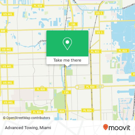 Mapa de Advanced Towing